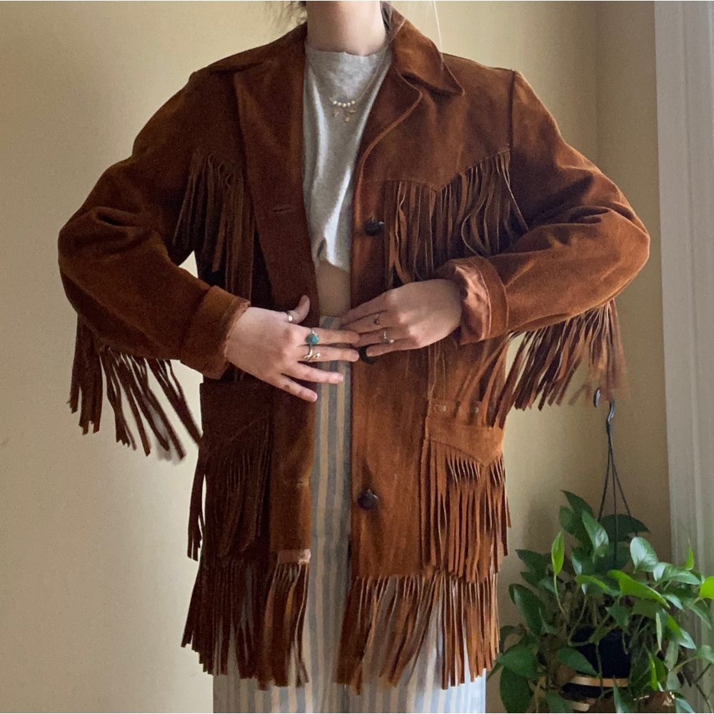 Vintage fringe jacket